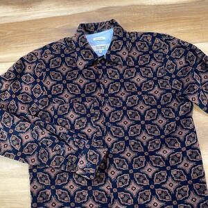 Freemans Sporting Club Shirt Mens XS Medallion Cotton Corduroy Heritage Navy USA